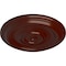 Ekena Millwork Traditional Ceiling Medallion (Fits Canopies up to 2 3/4"), 12"OD x 1"P, Brushed Mahogany CM12TRBMF - alternate 4
